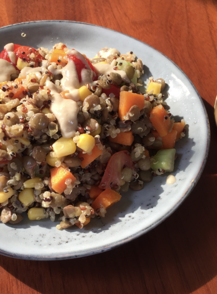 Quinoa-Lentil Bowl